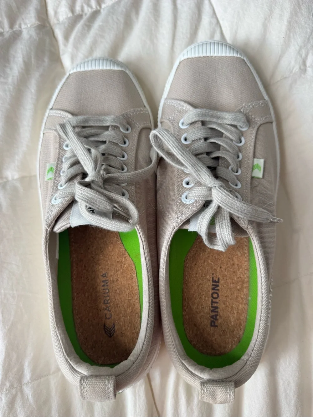 Cariuma x Pantone Canvas Sneakers Beige Gray Men’s US 9.5 EU 42